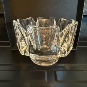 Vintage Orrefors Crystal made in Sweden style corona